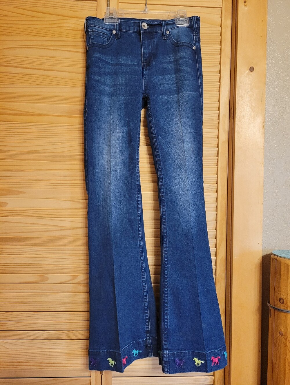Cowgirl Tuff Co. Ride Fast Trouser Jeans‎ Empordered Horse girls 14